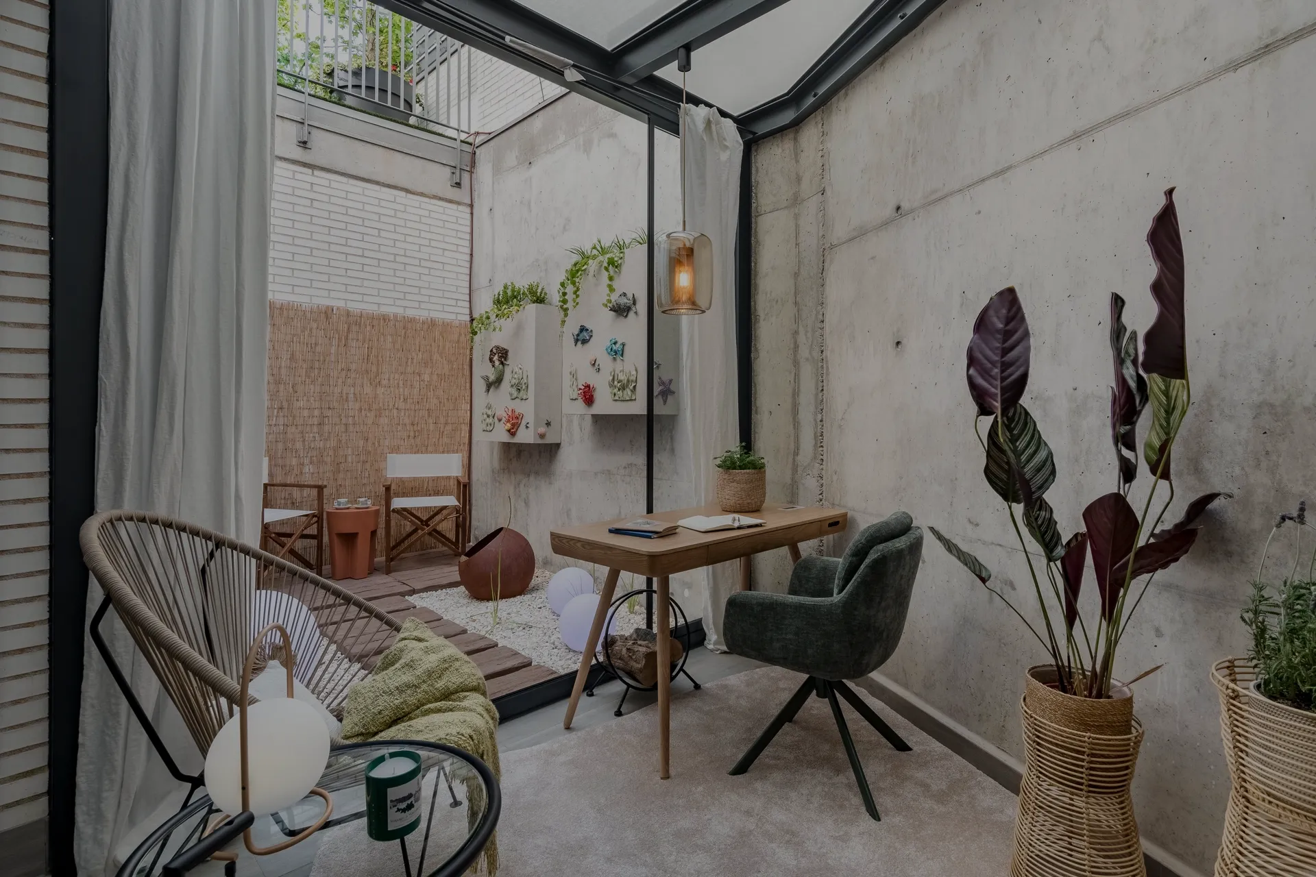 Pation Inglés. Interiorismo Raquel Regueras